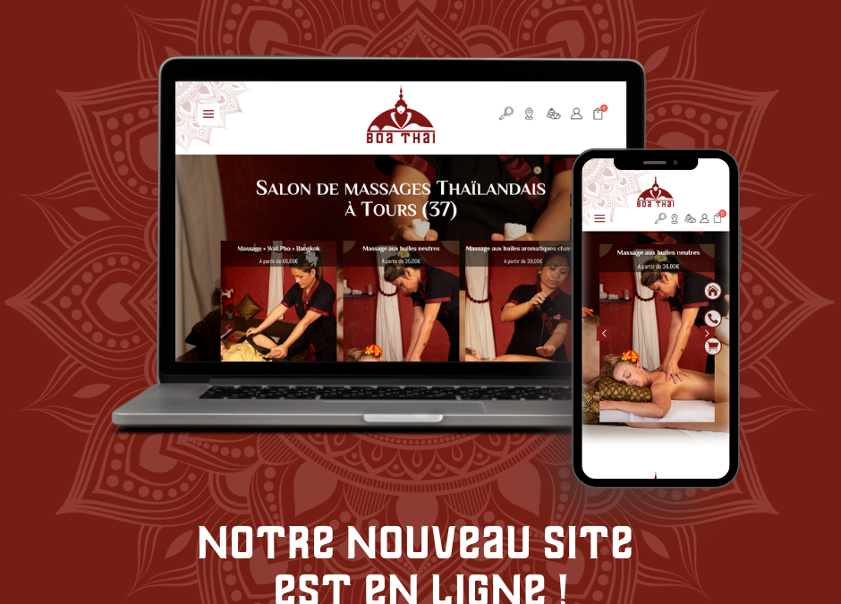 Nouveau site web Boa Thai