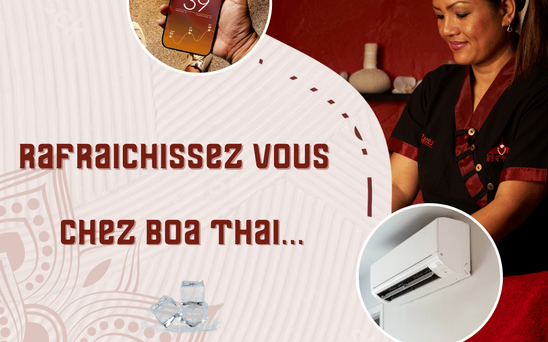 ☀️🌬️ Restez au frais chez Boa Thai avec notre toute nouvelle climatisation ! 🌬️☀️